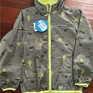 Columbia Kids Fleece Lined Lightweight Jacket Windbreaker Size Medium NWT